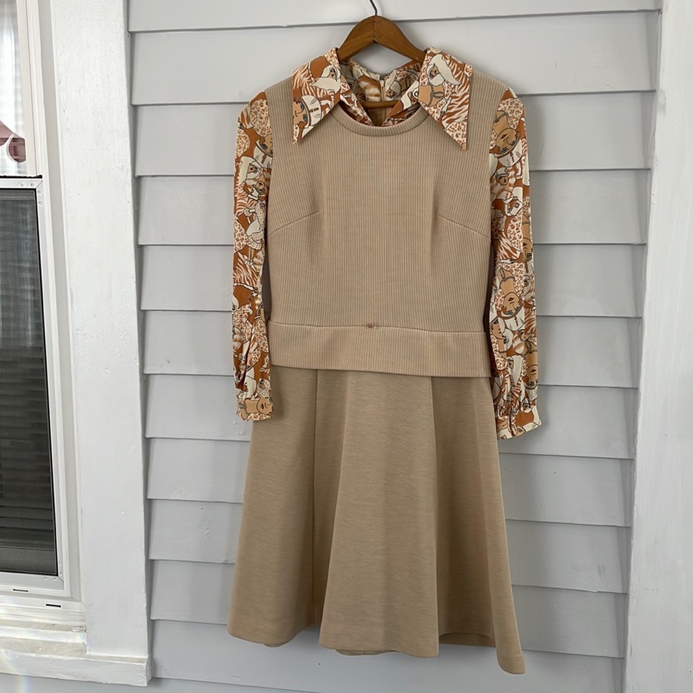 Epic vintage 70s dress women’s medium